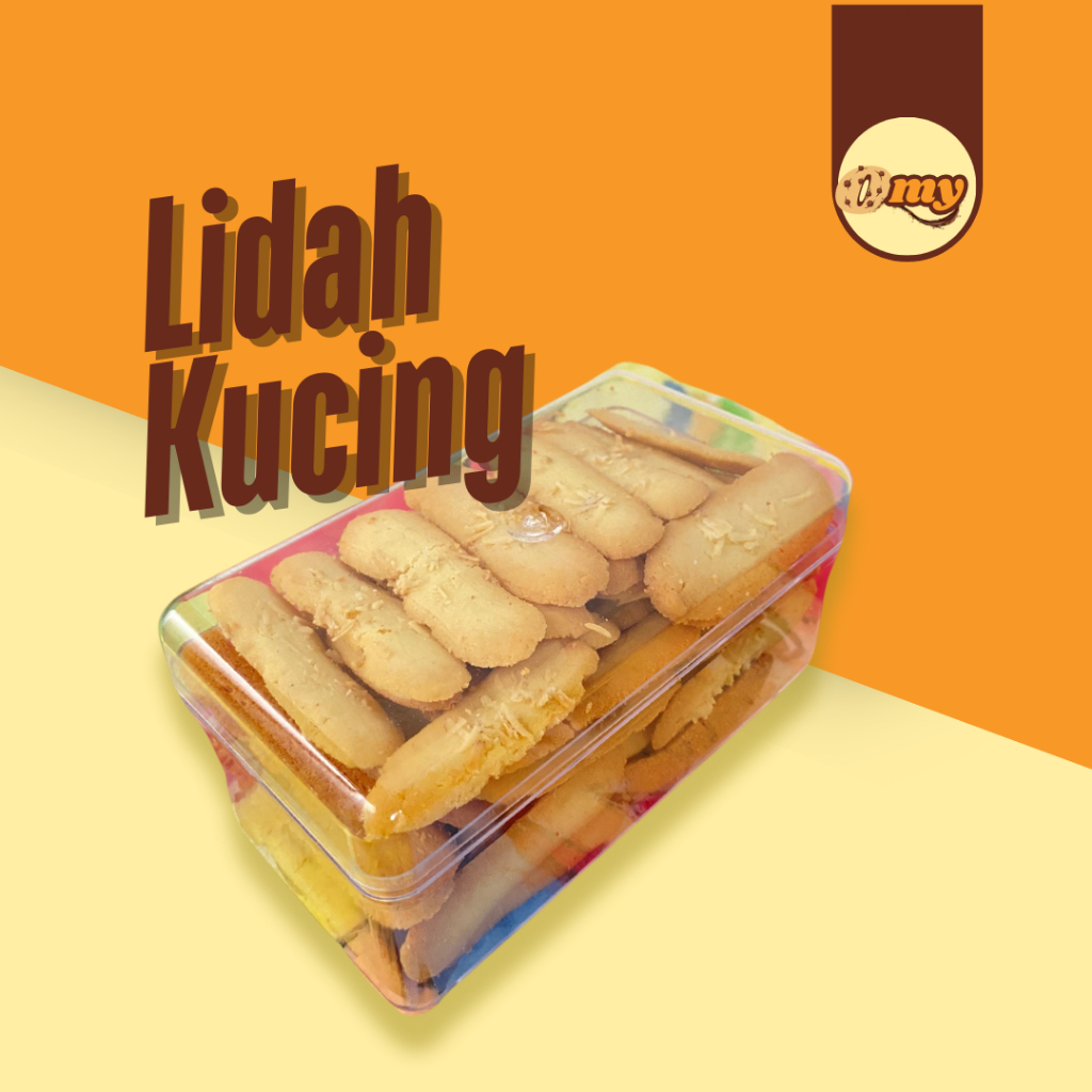 

DISKON RAMADHAN Cookies Lebaran Lidah Kucing 350gr, Lembut, Creamy, Home Made