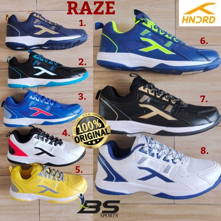Recomended SEPATU BADMINTON HUNDRED RAZE HNDRD RAZE ORIGINAL