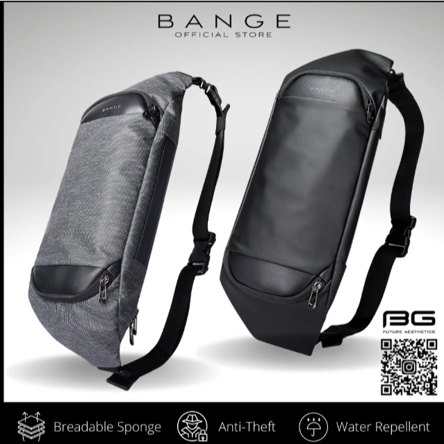 Bange Simply Elegant Unisex Sling bag tas selempang pria wanita 2556 jo