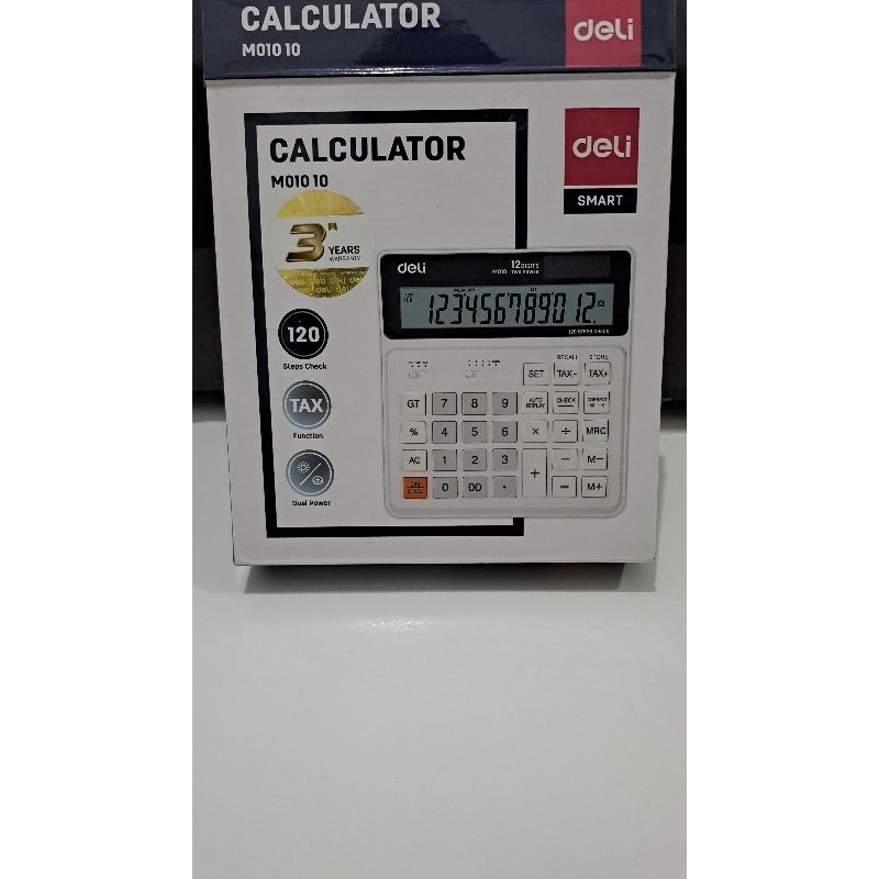 

Calculator/Kalkulator Deli 12 digit M010 10 Tax Function