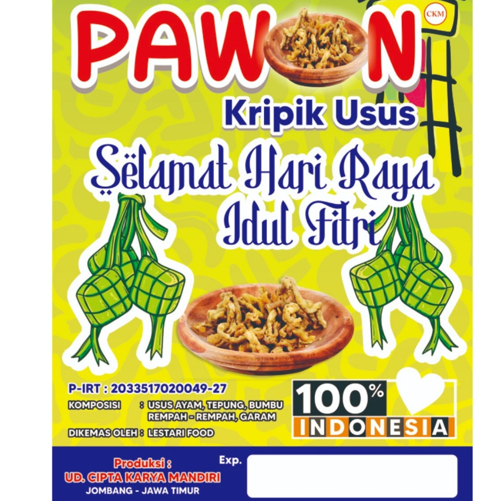 

Kripik Usus Murah Original 1Kg