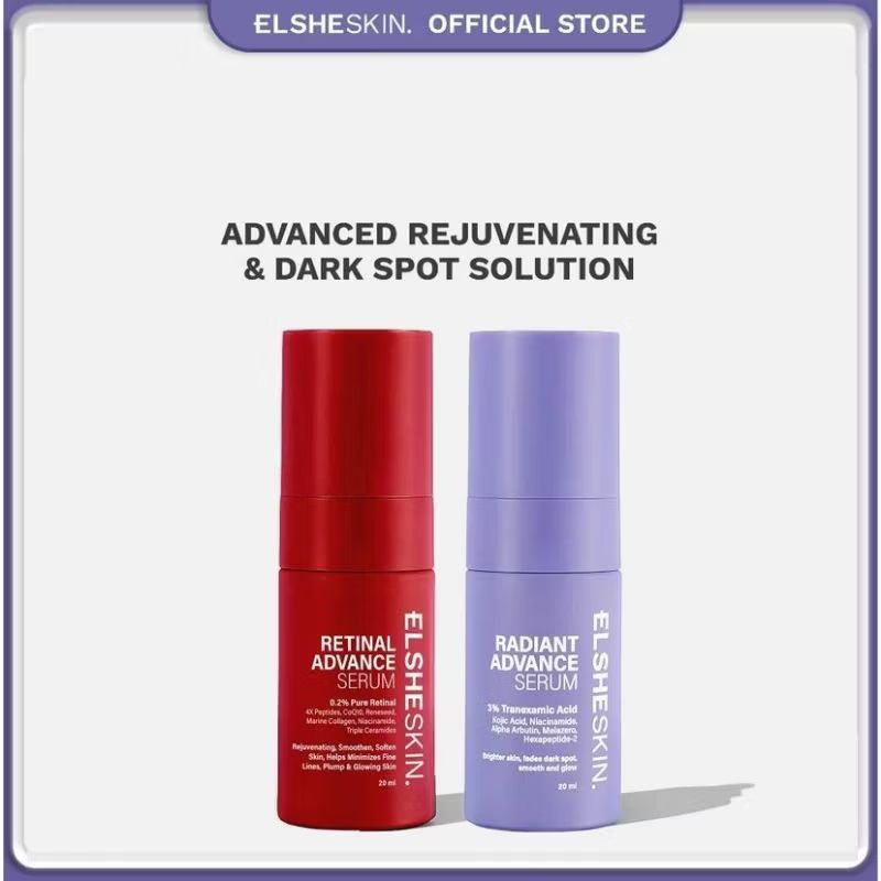 Elsheskin Skincare Serum - Elsheskin Radiant Advance Serum 20ml - Elsheskin Retinal Advance Serum 20