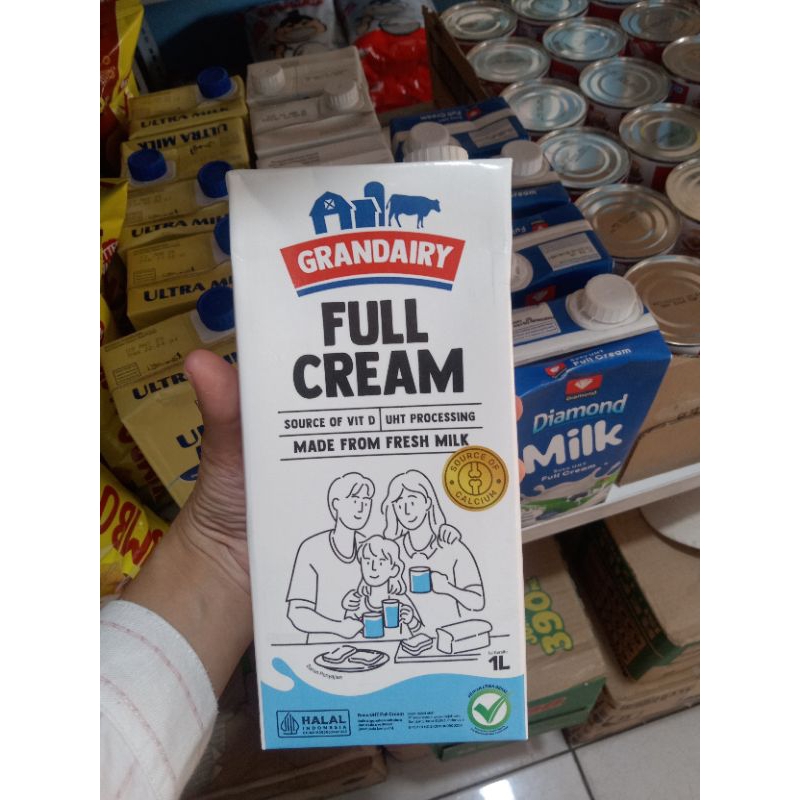 

Susu Grandairy Full Cream 1L