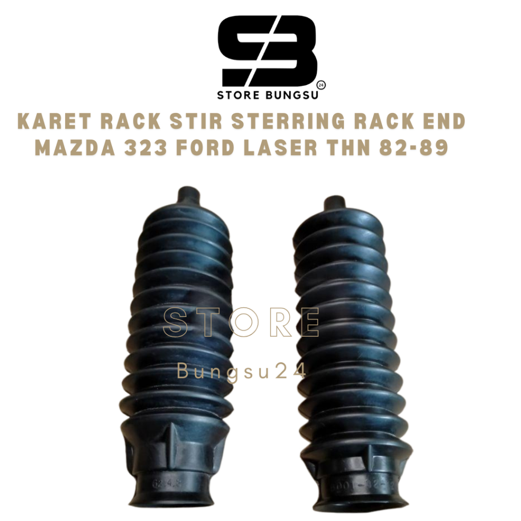SPAREPART MOBIL Karet Rack Stir Sterring Rack End FORD LASER THN 82-89 - Aftermarket