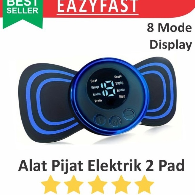 Produsen  Alat Pijat Terapi Elektrik Listrik EMS Display Kupu Pemijat Tempel