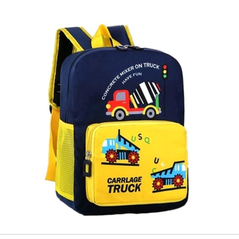 Tas Ransel Truk - tas anak tk paud - tas sekolah paud - tas anak laki paud - tas anak perempuan