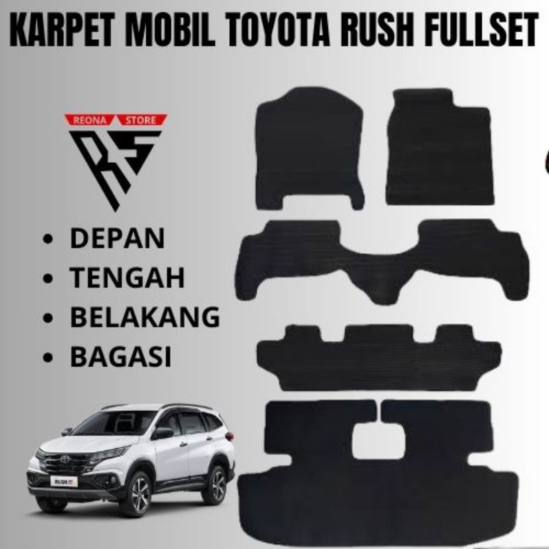Karpet Mobil Toyota Rush Fullset / Matras Mobil Toyota Rush Fullset