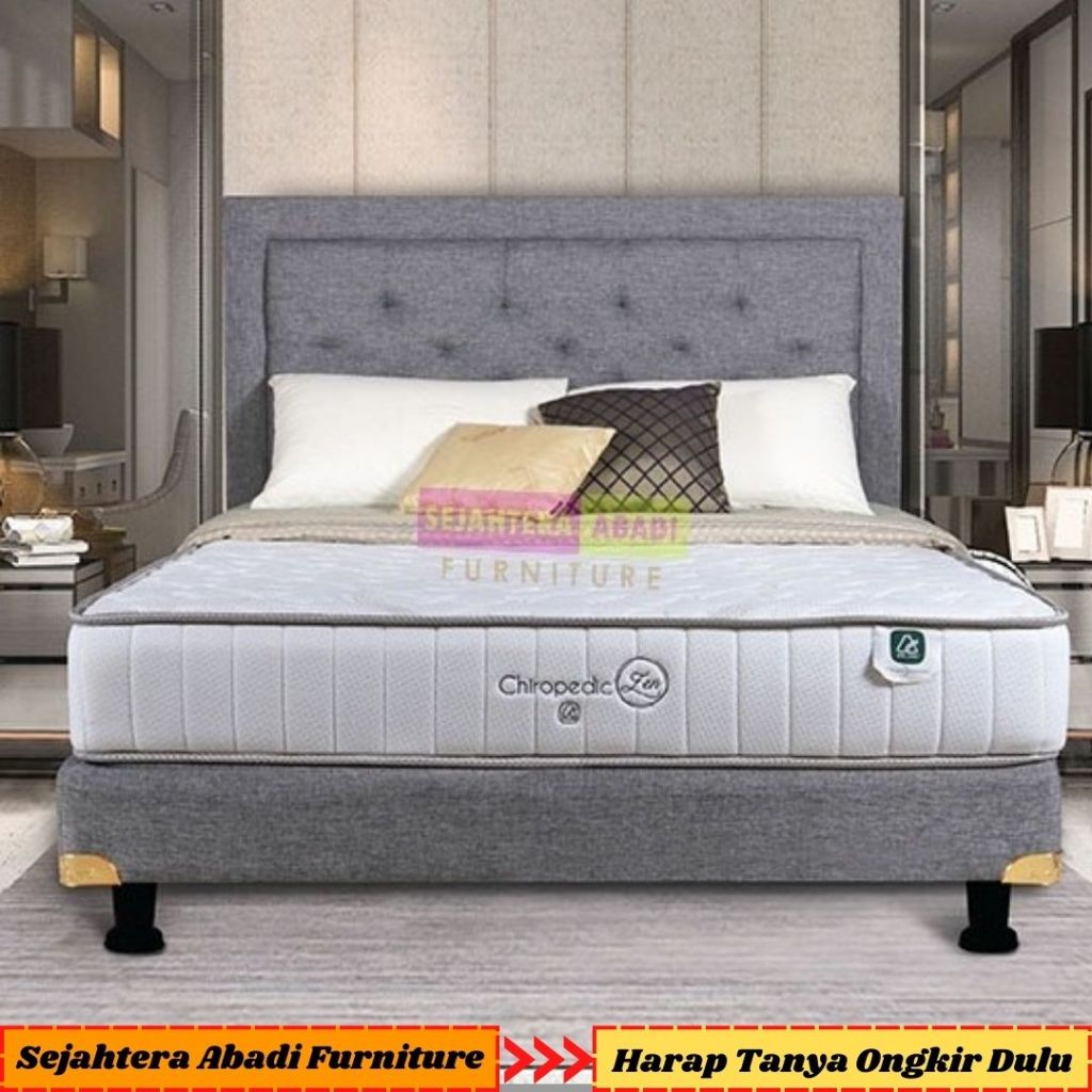 Airland Springbed Chiropedic Zen orthopedic bed extra firm kasur kesehatan tulang belakang matras & 