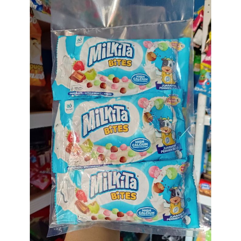 

permen milkita bites enak 24gr (isi 4pcs) murah