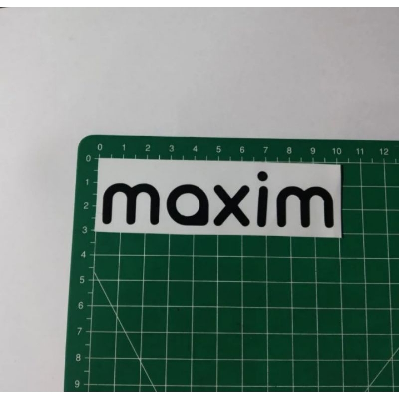 stiker cutting maxim