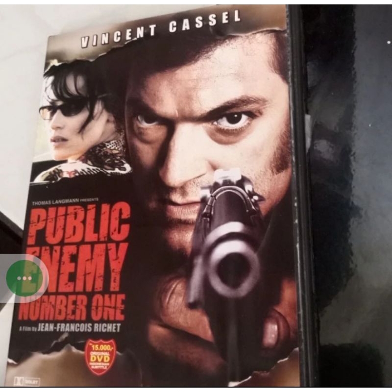 DVD Original Public Enemy Number One Feat Vincent Cassel Text Indonesia