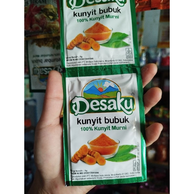 

(Desaku)Kunyit Bubuk Murni Kemasan 5gr