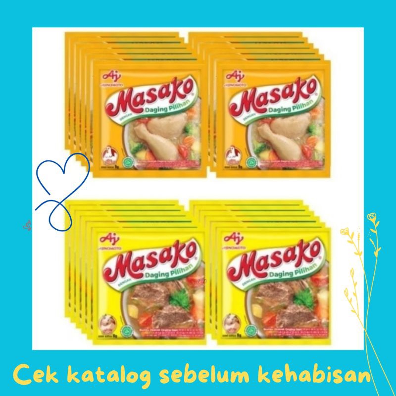 

MASAKO PENYEDAP RASA ISI 6 PCS