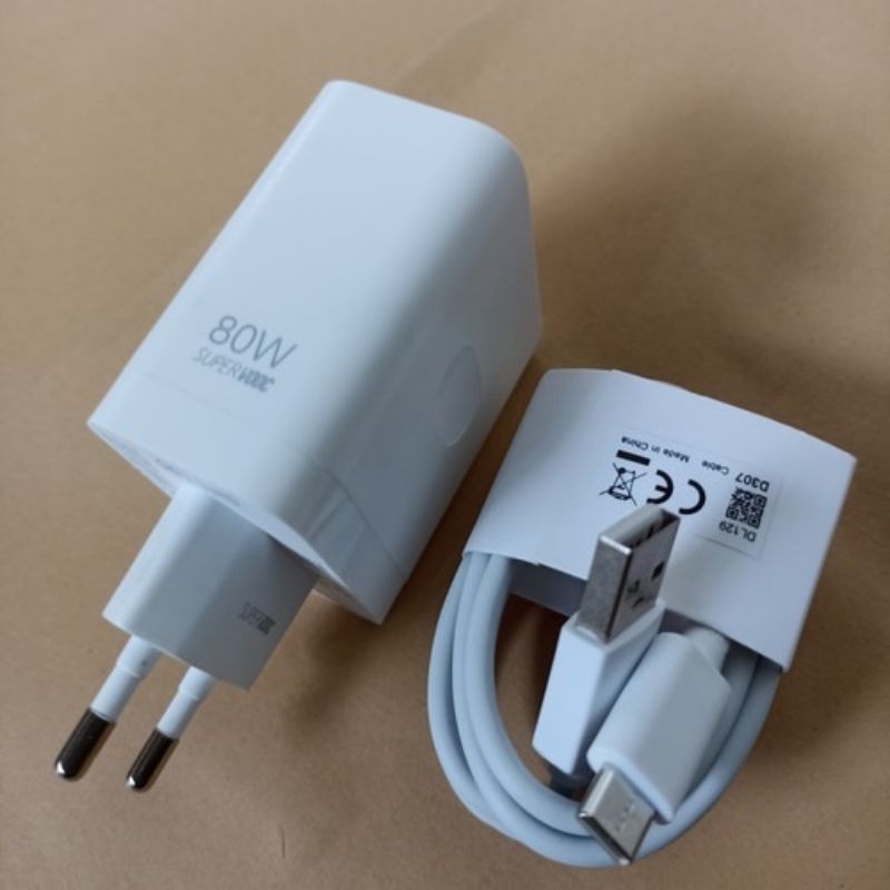 Charger Casan Cas Realme Tipe C Super Vooc / Super Dart Fast Charging 80 Watt