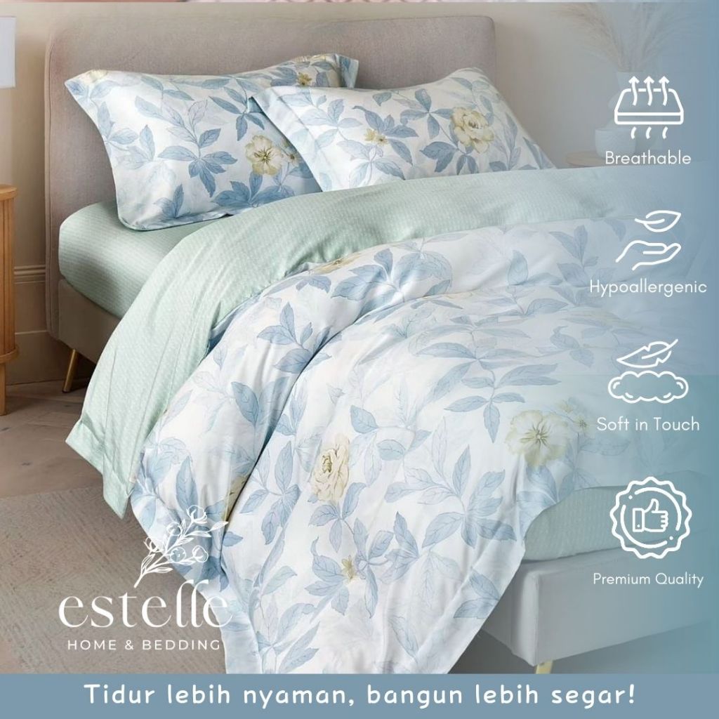 Estelle - Sprei Tencel + Bedcover 120x200, 180x200