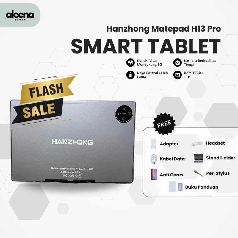 [Bisa COD] Tablet Pc Android Hanzhong Mate Pad H13 Pro Tab Android Murah