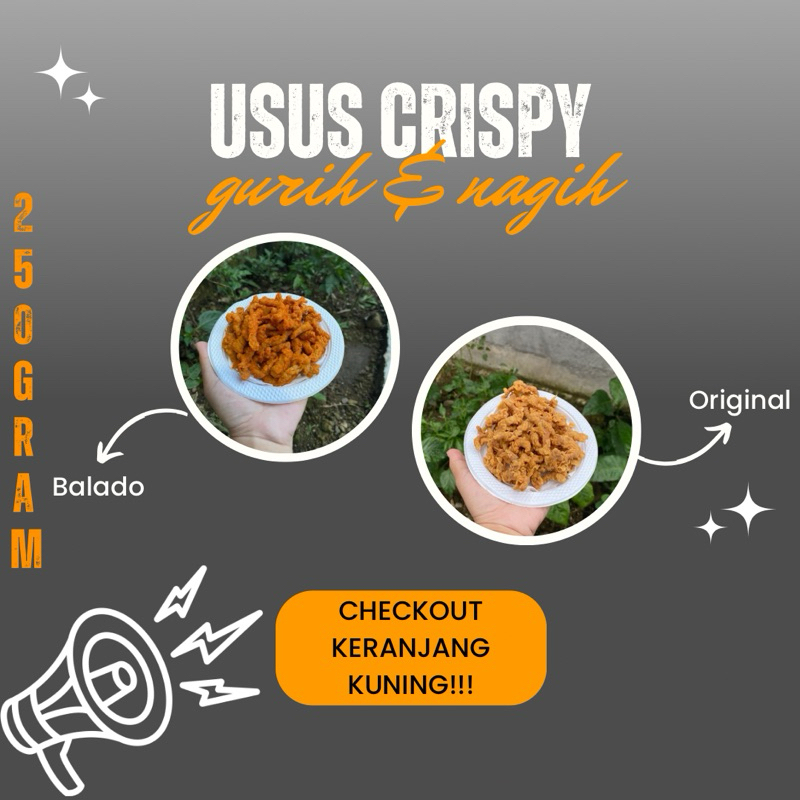 

Usus Crispy 250 gram ( Original & Balado ) Produksi Baru Pasti Nagih dan Gurih