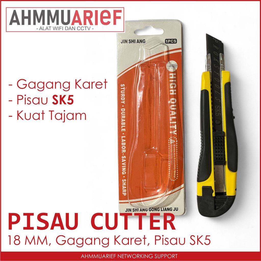 

PISAU KNIFE CUTTER PEMOTONG 18MM SK5