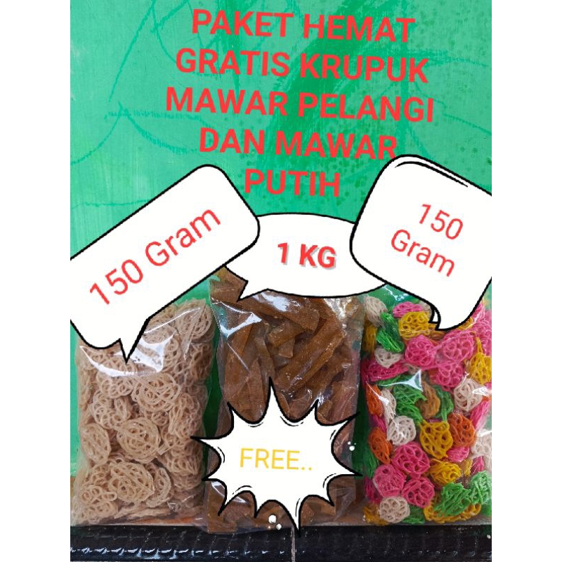 

RAMBAK JARI GRATIS KRUPUK MAWAR PELANGI DAN MAWAR PUTIH