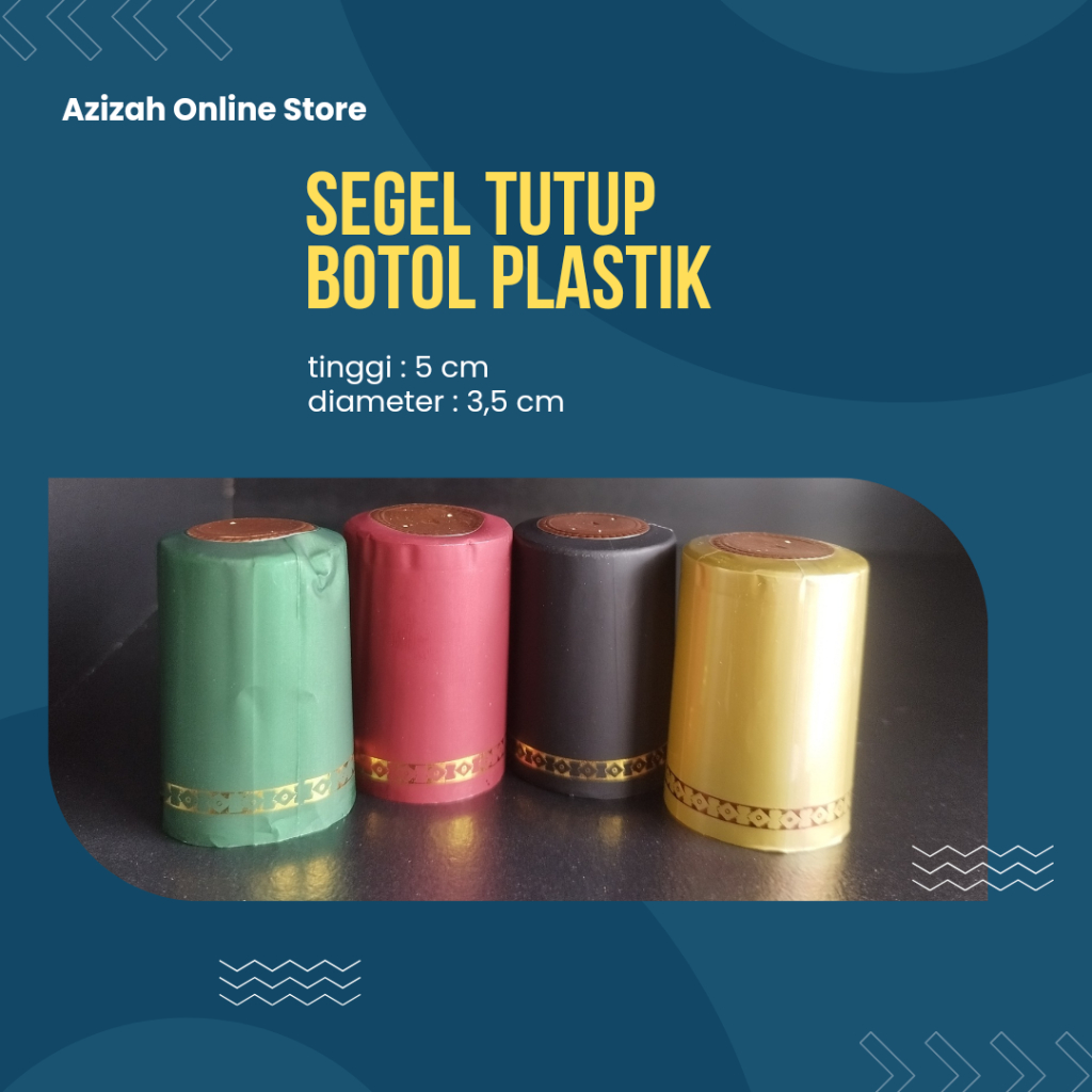 

Segel Motif Batik Emas isi 10pcs Segel Motif Lace Segel Botol PVC Botol Madu Botol Plastik Botol Kaca Marjan