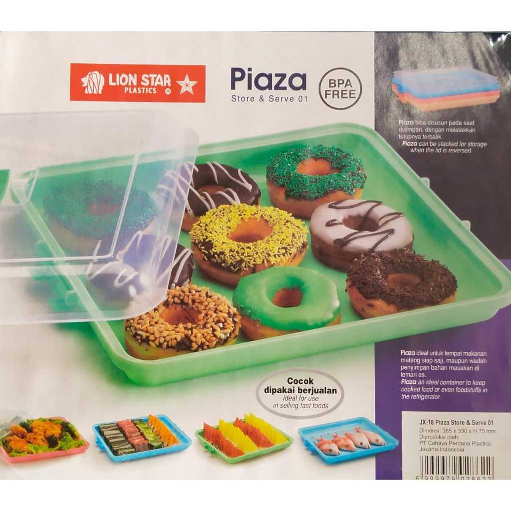 Donat box - kotak donat Piaza  / Lion Star / plastik