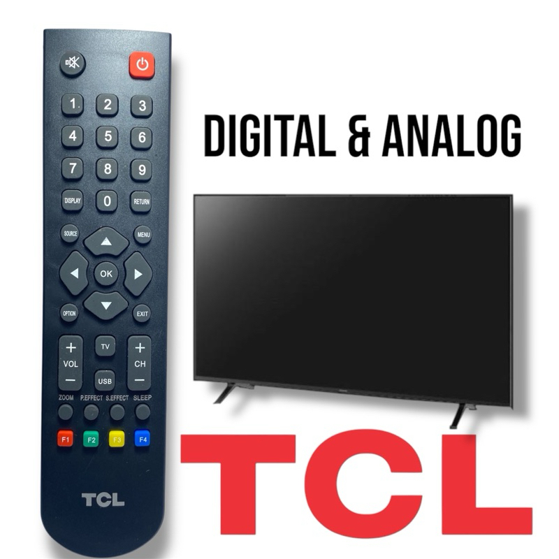 tcl remot tv lcd led tcl digital dan analog tv