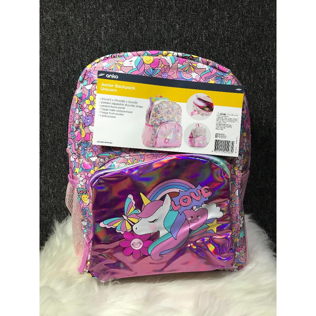 Anko Backpack Unicorn Pink - Original
