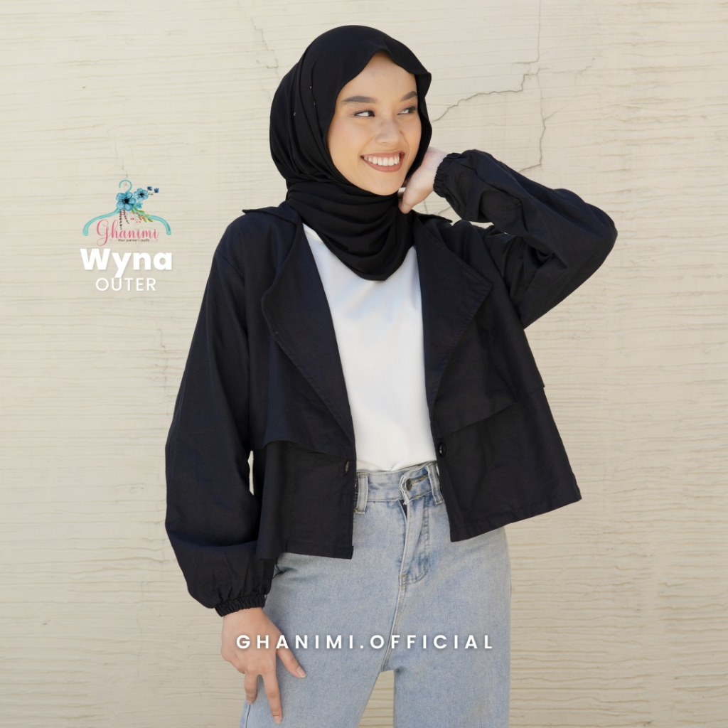 Ghanimi - Wyna Outer / Outer Wanita / Outer Polos / Outer Korean Style