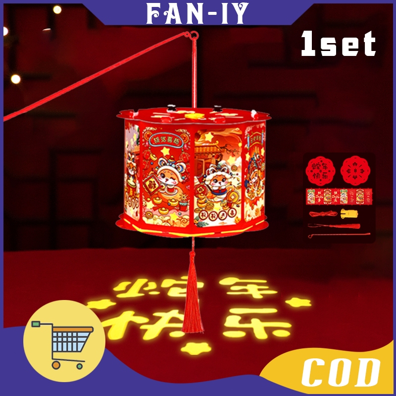 Diy Lampion Imlek / Diy Mainan Lampion / Lampion Chinese New Year / Selamat Tahun Ular