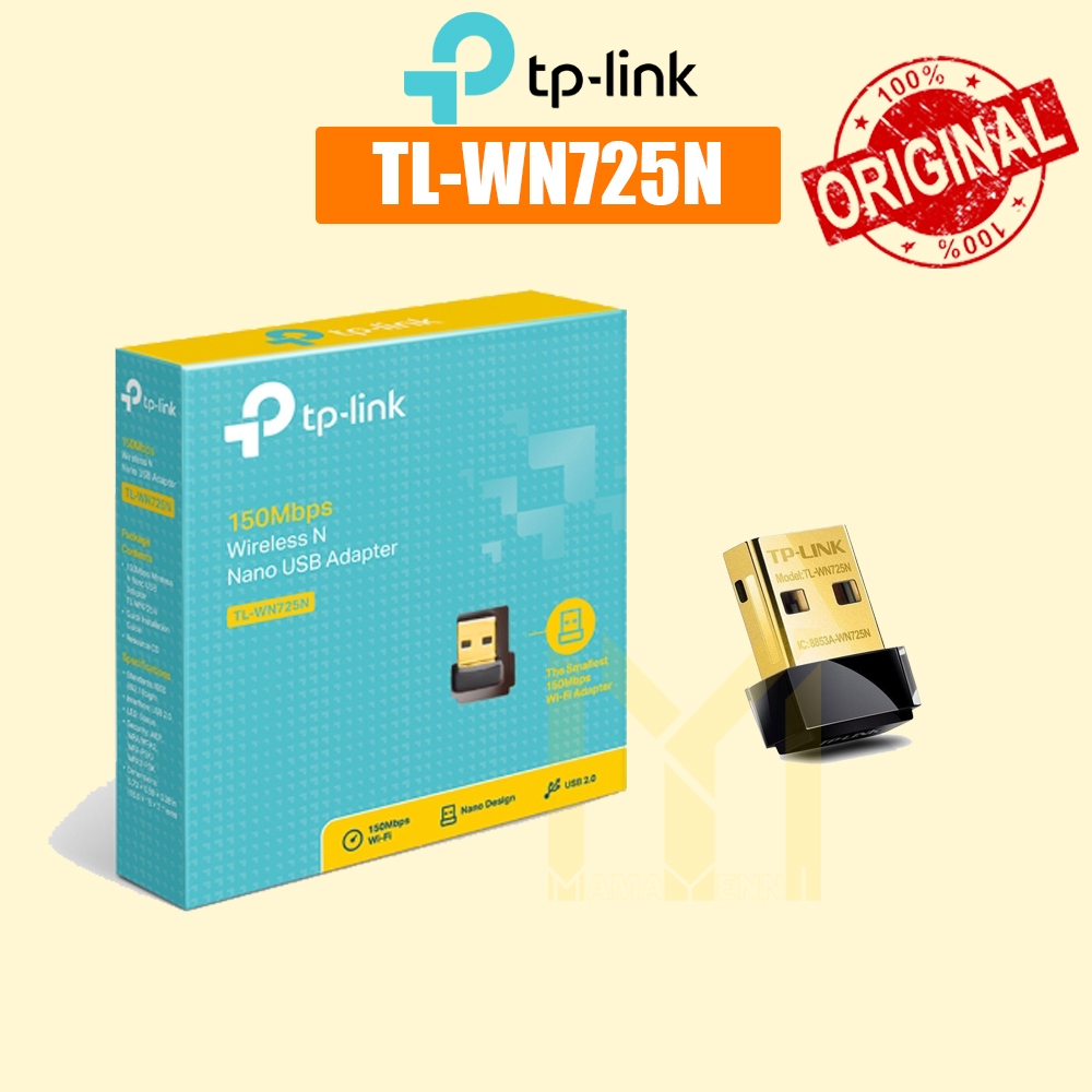 USB Wifi TP-Link TL-WN725N / Nano USB Wireless Adapter Receiver / TP LINK TL WN 725N / TL WN725N