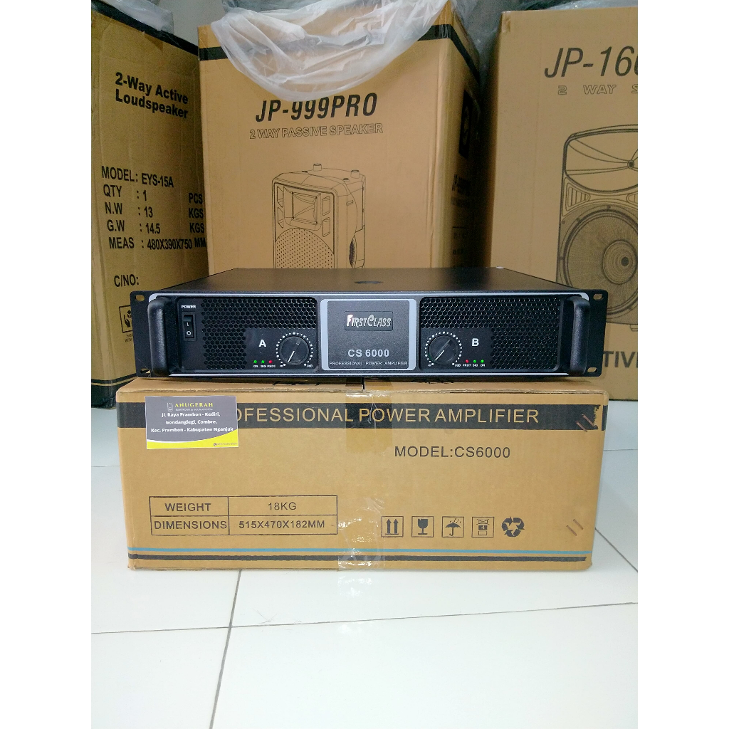 POWER AMPLI FIRSTCLASS CS6000 / CS 6000 / CS-6000