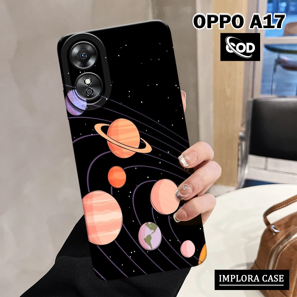 Case OPPO A17 Case ASTRONOT IMPLORA CASE Casing OPPO A17 Softcase Pro Camera OPPO A17 Casing & Skin 