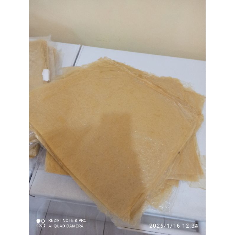 

Kulit Tahu TAWAR uk 40x40 Simpan di Frezer
