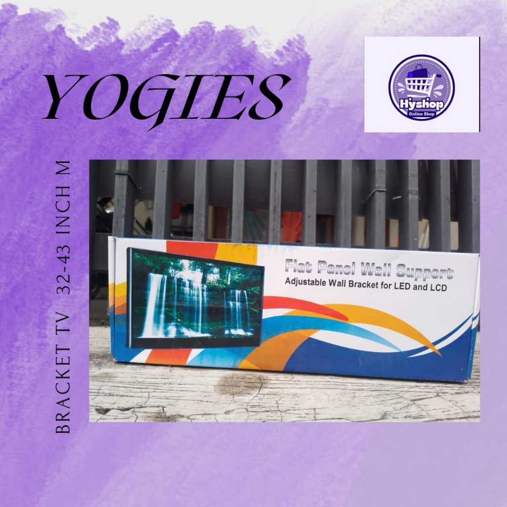 YOGIES Bracket TV 32-43 Inch M/penyangga tv untuk tv LED