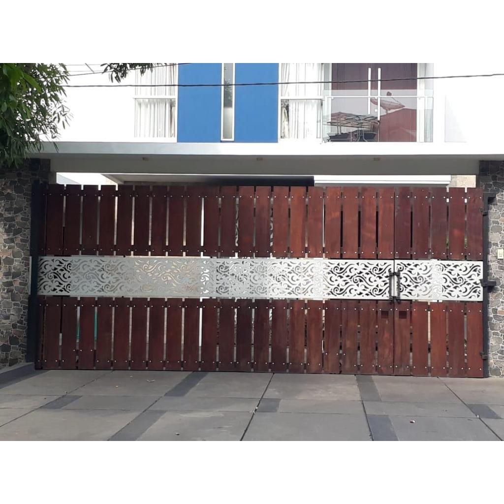 Pagar rumah mewah cakep minimalis