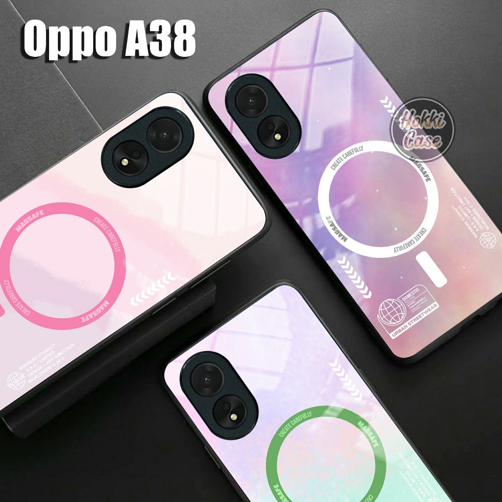 Softcase Oppo A38 - Case Kaca Oppo A38 - Casing Oppo A38 Terbaru - Silikon Oppo A38 - Kesing Oppo A3
