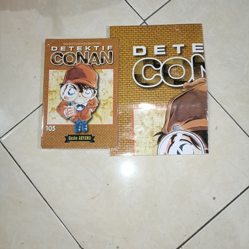 komik detektif Conan vol 105 + poster original segel
