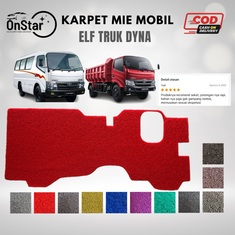 Karpet Mie Elf Truk Dyna Tahun 2025