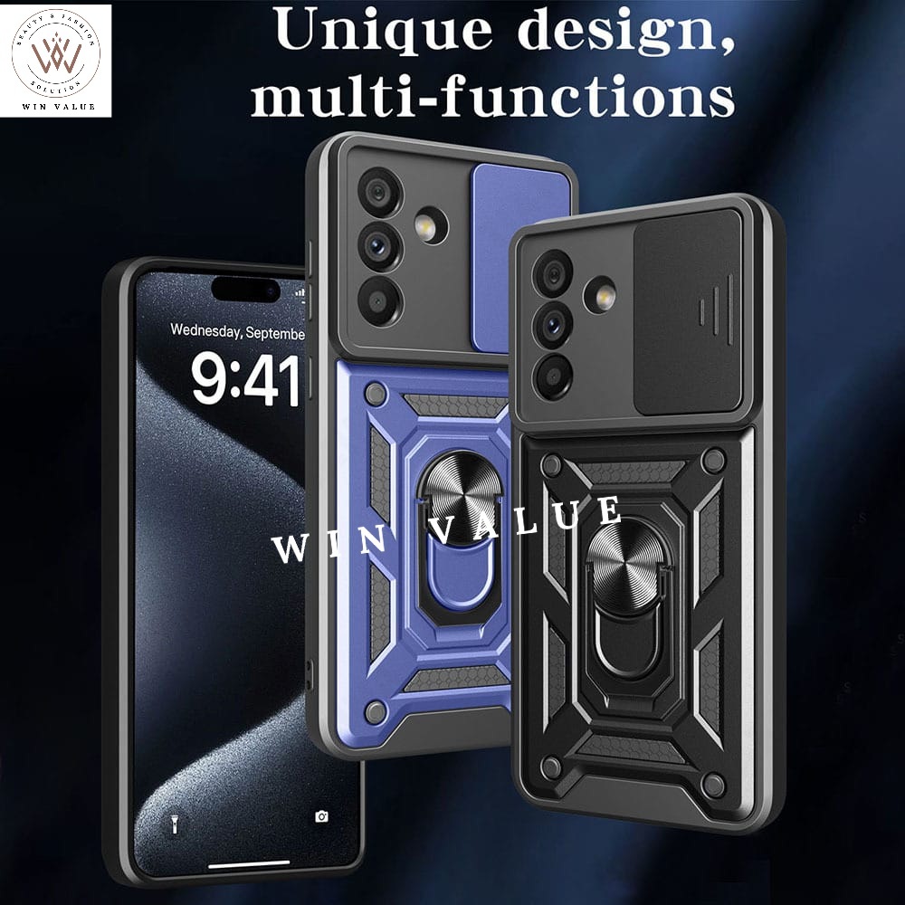 Samsung A26 Samsung A36 Samsung A56 Case SoftCase Slide Armor + Kamera Protect Case Samsung A26 Sams