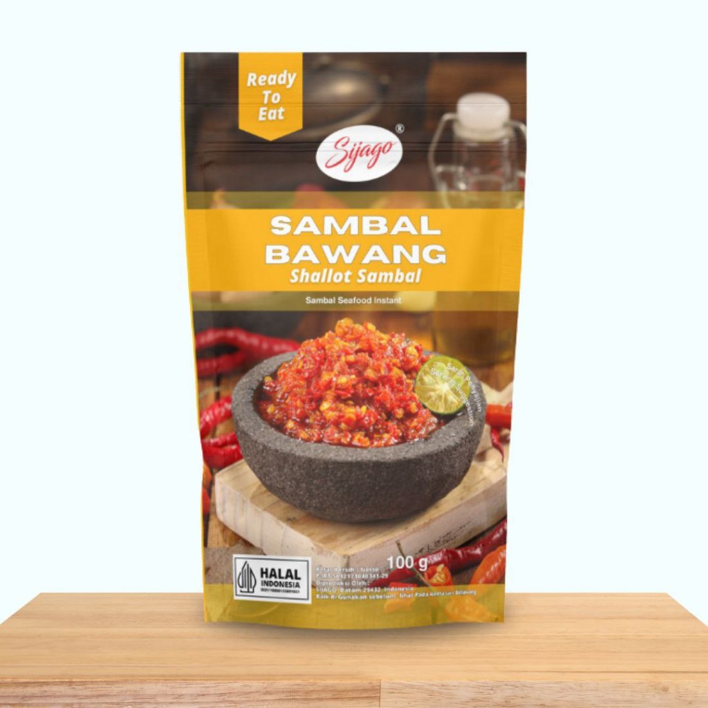 

SIJAGO - Sambal Bawang Terasi 100gr