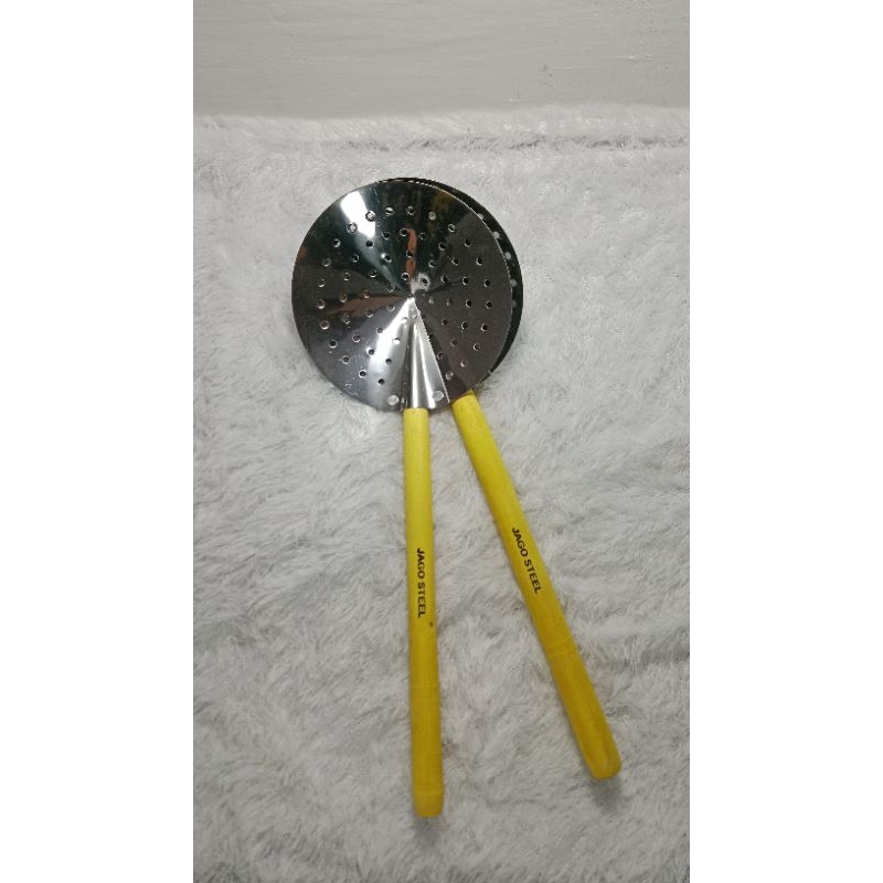 Serok Gorengan Kecil | Serok Stainless Gagang Kayu