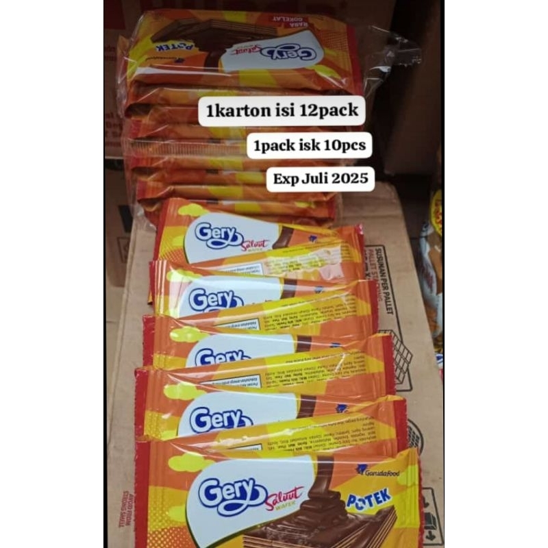 

gery potek/wafer gery coklat