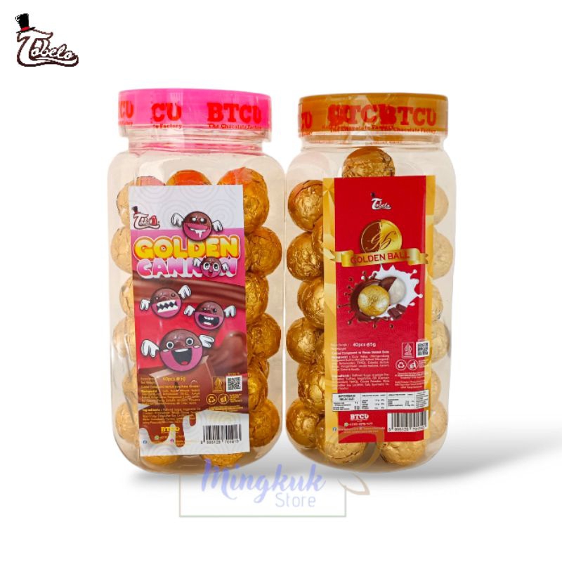 

Tobelo Coklat Balls - Tobelo Golden Balls, Golden Cannon 40x5gr - Toples