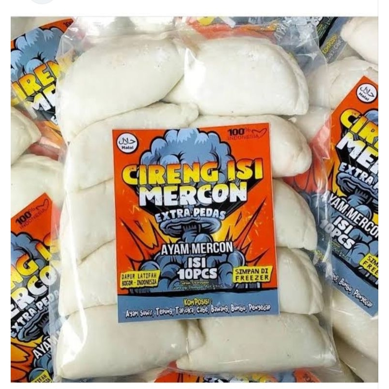 

Cireng mercon isi ayam 10s