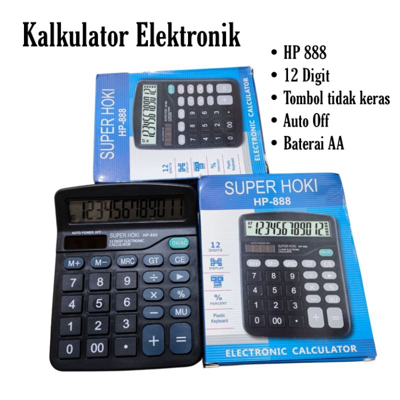 Kalkulator 12 Digit HP 888