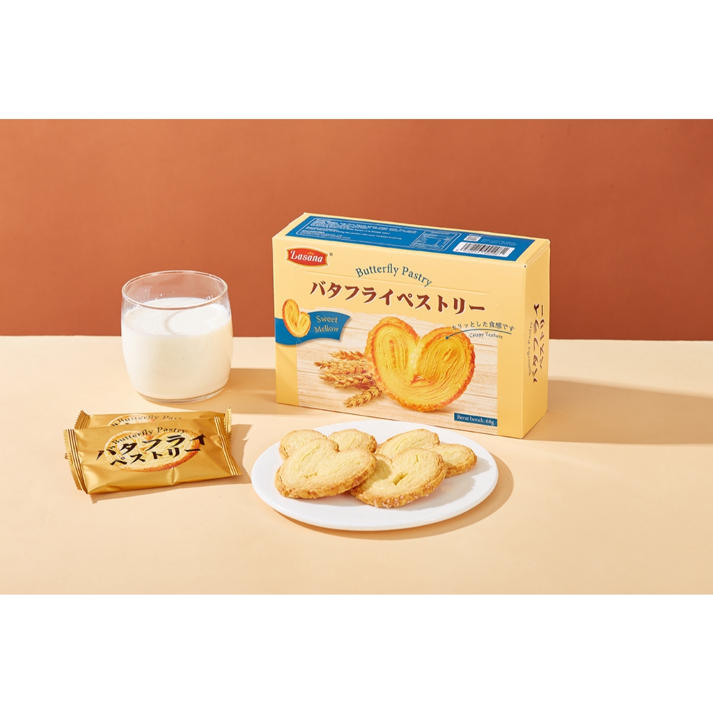 

[ LASANA ] PAI ORIGINAL | BUTTERFLY PASTRY I VIRAL