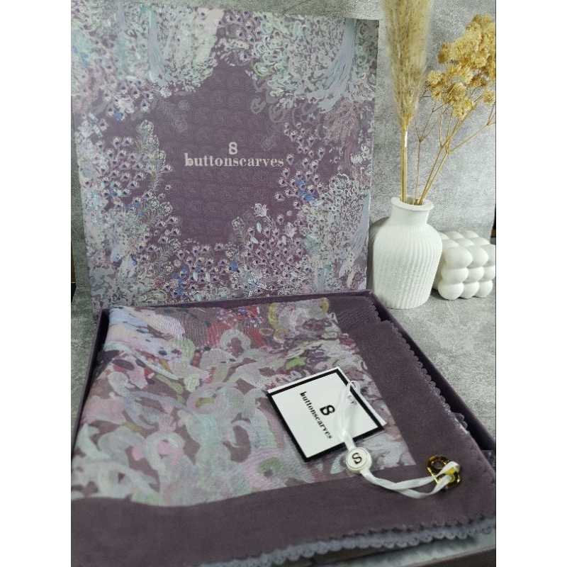 Buttonscarves Ederra - Viola (Tag Malay)