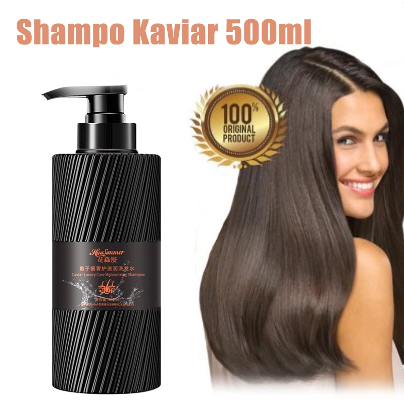 500ml Hair Care Caviar Silky Smoothing Shampo / Caviar Hair Shampoo / Anti Hair Loss Anti Dandruff s