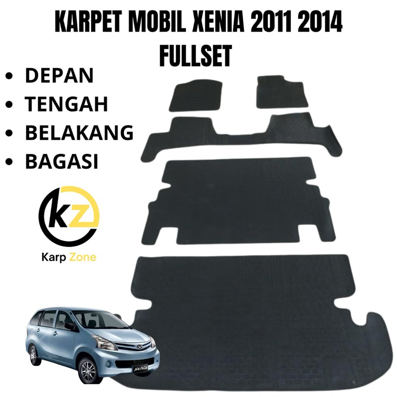 karpet Mobil Xenia Fullset 2011 2014 alas kaki matras mobil Daihatsu xenia fullset