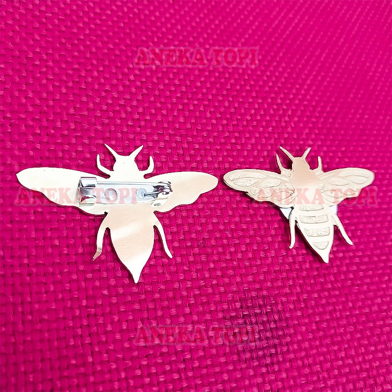 Pin PKB Bentuk Lebah Full Logam Exclusive Bros Logo Lebah Partai PKB - Aneka Topi